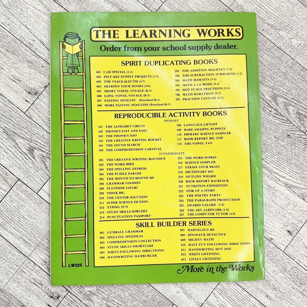 Awards Galore Rah Rah Rah Beverly Armstrong 1981 Learning‎ Works Retro Teacher